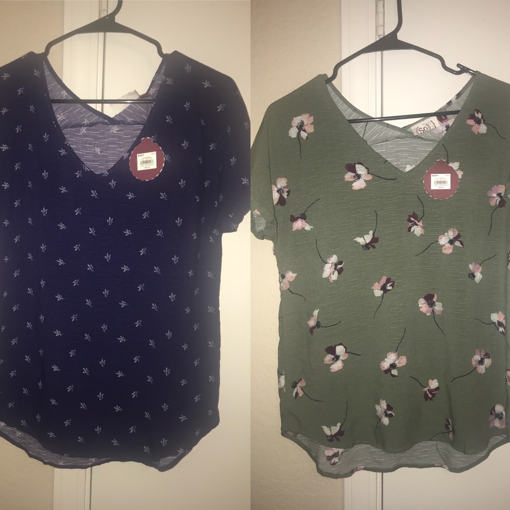 NWT BUNDLE OF 2 BEAUTIFUL BLOUSES!!